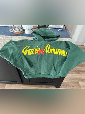 Gracie Abrams Green Star Hoodie – Size Large (1st and Original Drop)